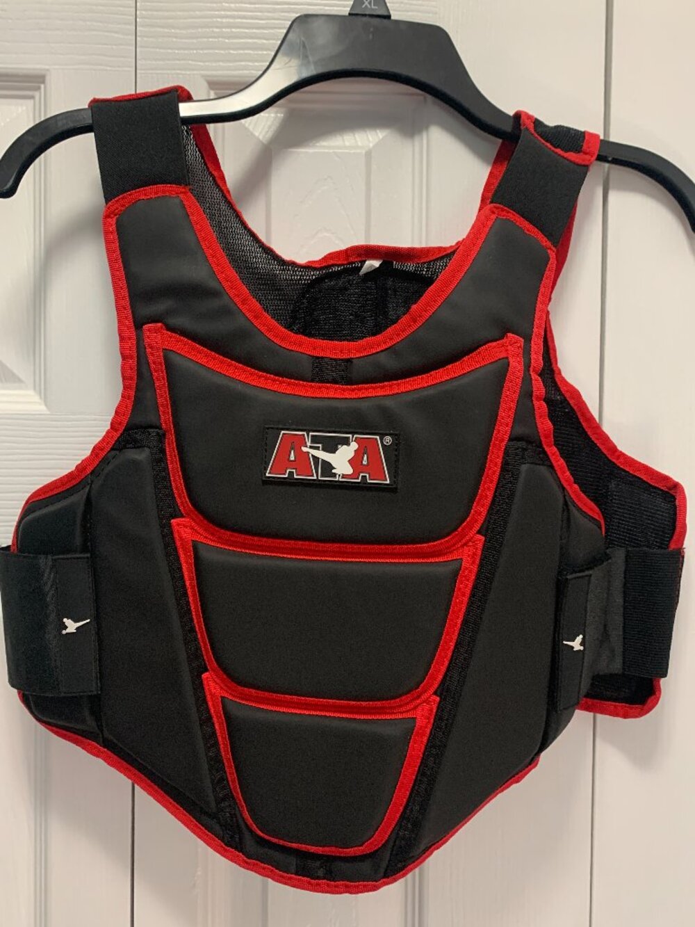 Kids ATA Taekwondo Sparring Vest Size XS Chest Protector Martial Arts Gear